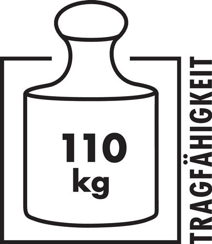 TOPSTAR Bürodrehstuhl m.Permanentkontakt anthrazit 420-550mm o.Lehnen Trgf.110kg TOPSTAR