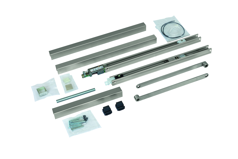 DORMAKABA G-GSR-EMF 2/VK Aluminium elektromechanische Feststellung im Gang- und Standflügel, mit Hebel DORMAKABA G-GSR-EMF 2/VK Aluminium elektromechanische Feststellung im Gang- und Standflügel, mit Hebel
