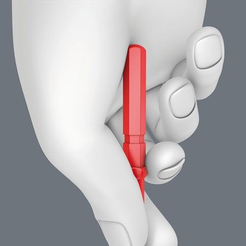 WERA Wechselklingen KK VDE 62 i PH/S TiE PH/S 1 L.157mm Black Point 6-kant-Antrieb9mm