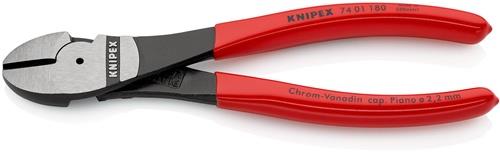 KNIPEX Kraftseitenschneider L.180mm pol.Form 0 Ku.-Überzug KNIPEX