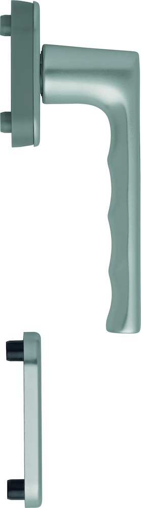 HOPPE® Fenstertürgriff-Halbgarnitur Hamburg 0700/U26/49PNS, innen, Aluminium, 11750200