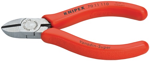 KNIPEX Seitenschneider L.110mm Kopf pol.Ku.-Überzug max.1,2mm KNIPEX