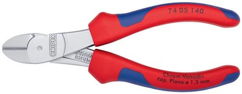 KNIPEX Kraftseitenschneider L.140mm Form 0 Mehrkomp.-Hülle KNIPEX