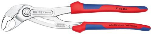 KNIPEX Wasserpumpenzange Cobra® L.300mm Spann-W.60mm verchr.Mehrkomp.-Hülle KNIPEX