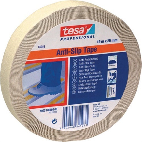 TESA Antirutschklebeband 60953 beige fluoresz.L.15 m,B.25mm Rl.TESA