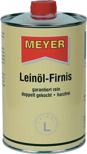 MEYER Leinöl-Firnis honigfarben 1l Dose MEYER