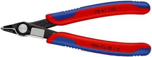 KNIPEX Elektronik-Seitenschneider Super-Knips® L.125mm Form 4 Facette nein brün.KNIPEX