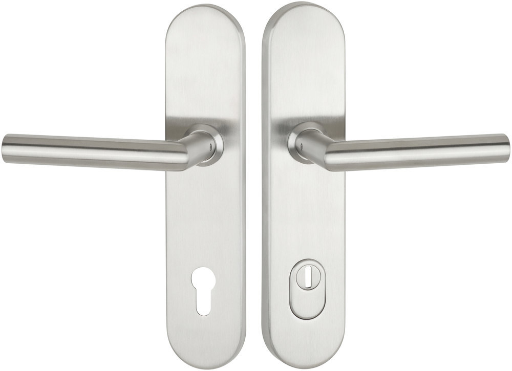 HERMAT Schutz-Drückergarnitur BASIC 02 1802/2091.KSH, ES 1, Edelstahl