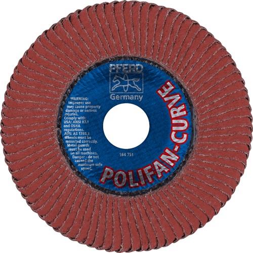 PFERD Fächerscheibe POLIFAN® A SGP CURVE ALU D.125mm K.40 Korund A-COOL Ausf.L PFERD PFERD Fächerscheibe POLIFAN® A SGP CURVE ALU D.125mm K.40 Korund A-COOL Ausf.L PFERD