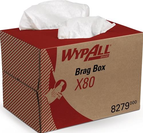 WYPALL Wischtuch WypAll® X80 8279 L424xB282ca.mm weiß 1-lagig Box WYPALL