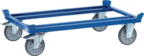 FETRA Palettenfahrgestell f.Palettengröße 1200 x 800mm TPE Bereifung Trgf.750kg