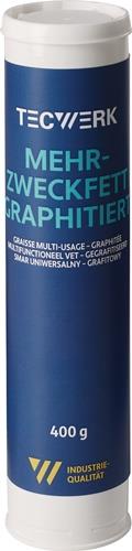 TECWERK Mehrzweckfett graphitiert 400g schwarz Kartusche TECWERK