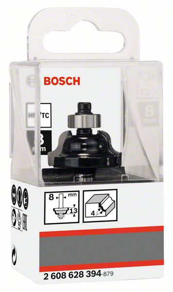 BOSCH Profilfräser B, 8 mm, R1 4 mm, B 8 mm, L 12,4 mm, G 54 mm