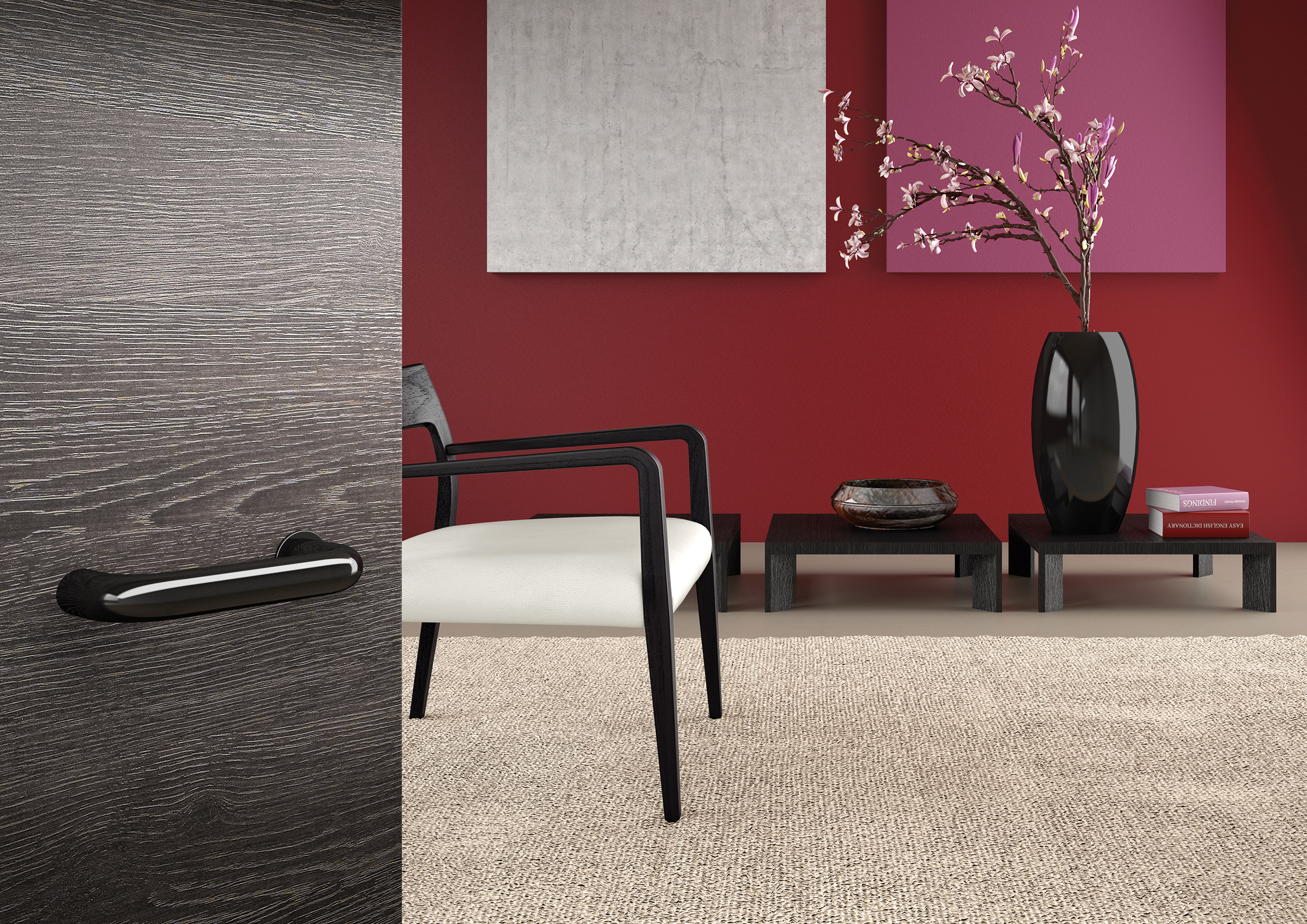 HEWI Türdrückergarnitur, System 111, Vierkant 8, Türstärke 40, matt