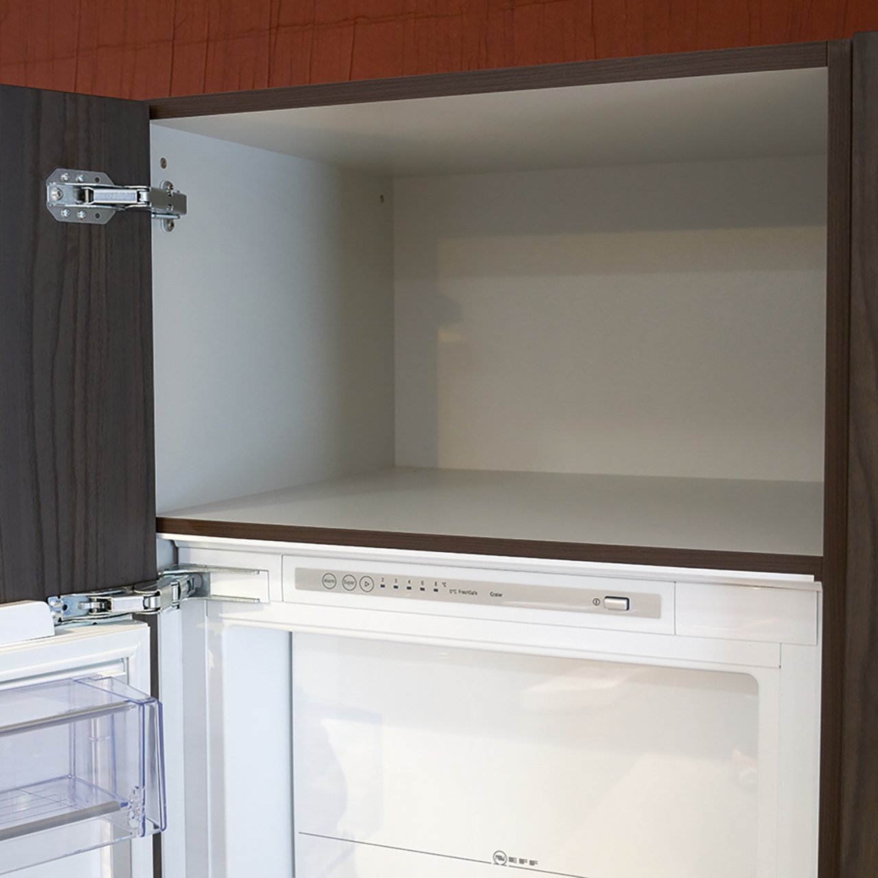 HETTICH Spezialscharnier Führungsscharnier Kamat, Für Kühlschrankumbauten, Öffnungswinkel 115°, 9239784