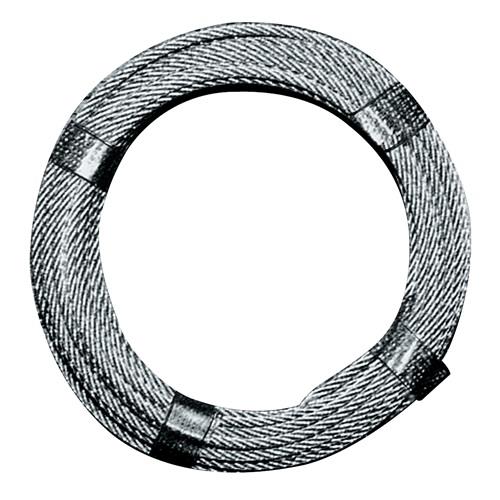 Nordwest Drahtseil D.3,0-4,0mm L.170m 6x7+1FE Bruchkraft 5,28 kN Stahl,verz.ku.-ummantelt