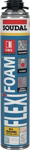 SOUDAL 1K-Pistolenschaum FLEXI FOAM 750 ml B2 blau o.Einw.-Handsch.Dose SOUDAL