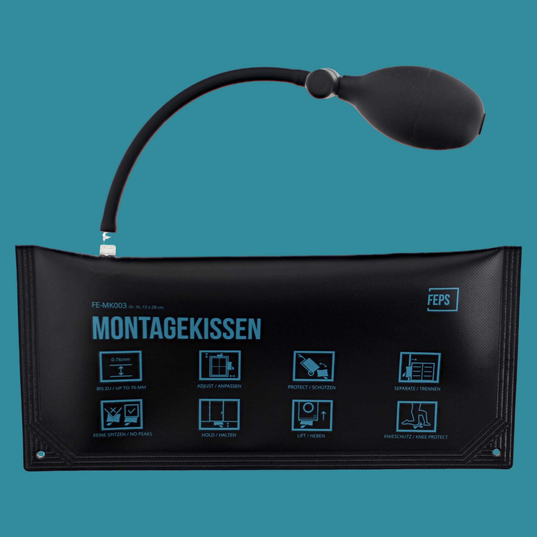 FEPS Tool Montagekissen Gr. XL 13x28 FE-MK003 schwarz FEPS Tool Montagekissen Gr. XL 13x28 FE-MK003 schwarz
