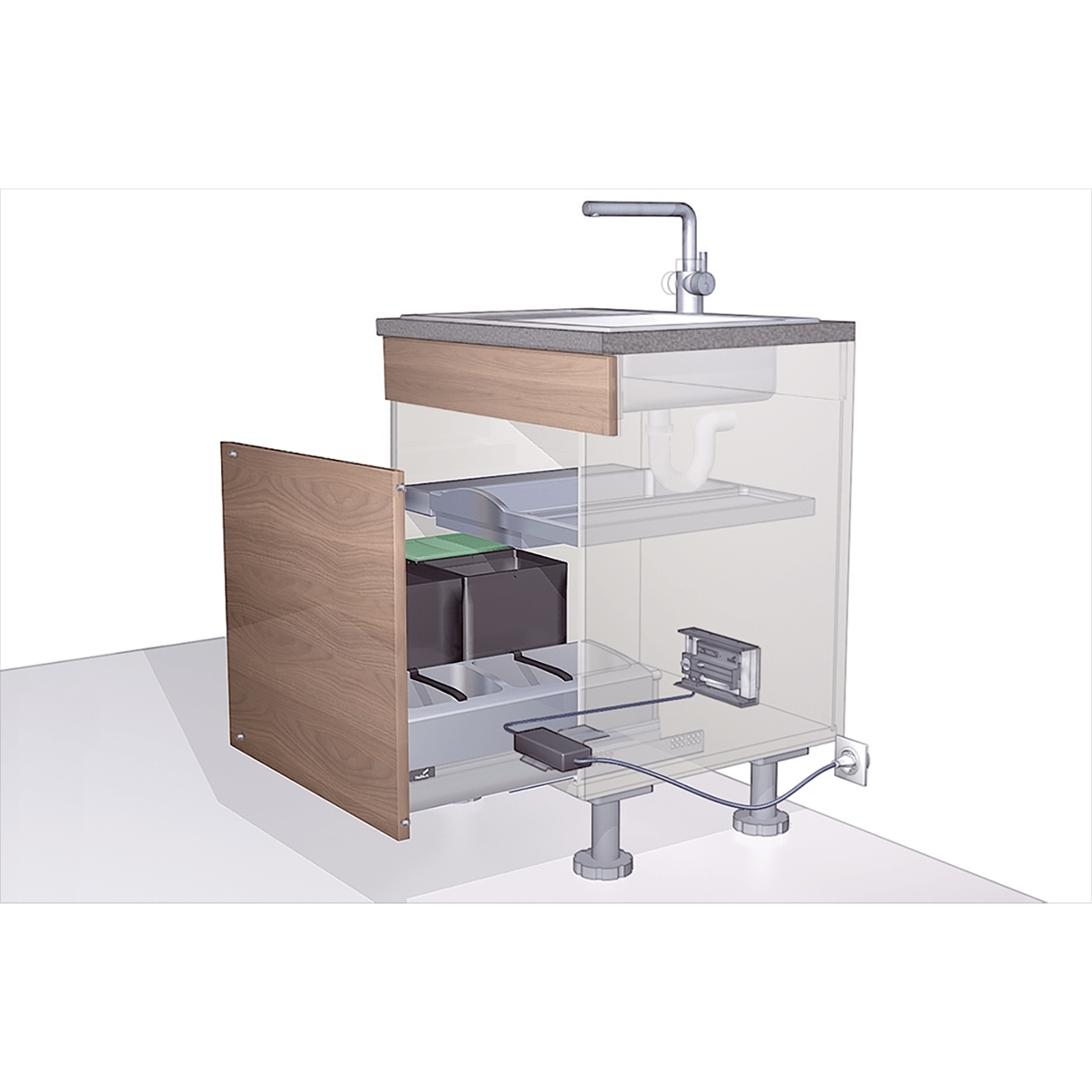 HETTICH Easys Set mit Netzkabel Europa (Typ C) Easys,