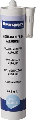 PROMAT CHEMICALS Montagekleber Allround weiß 475g Kartusche PROMAT CHEMICALS
