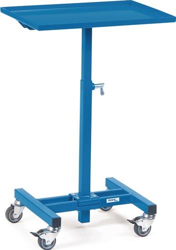 FETRA Materialständer Ladefl.-L605xB405mm verstellb.H.720-995mm blau fahrb.FETRA