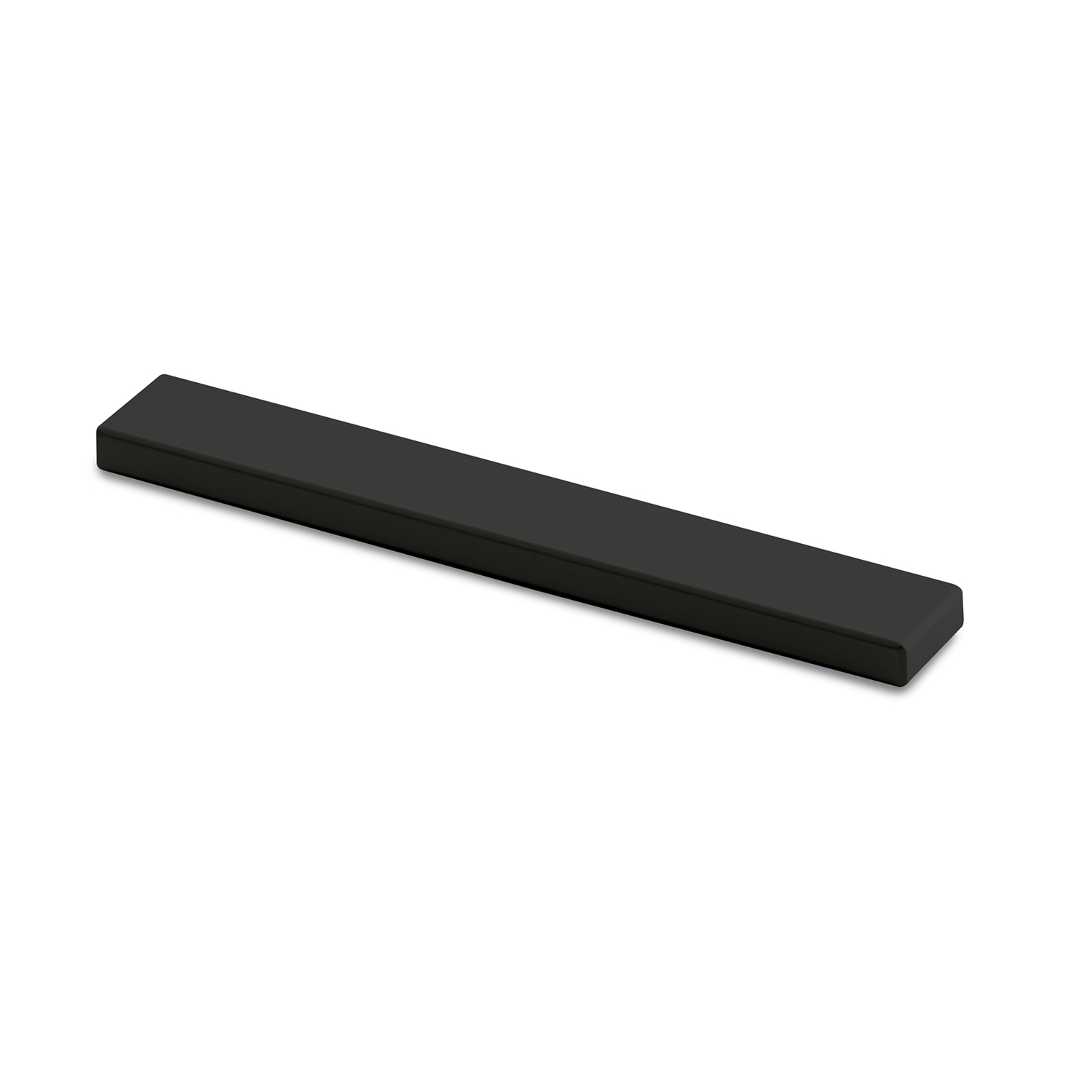 HETTICH Griffleiste Stabia, Bohrabstand 128 mm, L 140 mm, B 8 mm, H 20 mm, Schwarz matt, 9345442