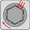 PROMAT Ringmaulschlüssel SW 5,5mm L.100mm Form B CV-Stahl PROMAT