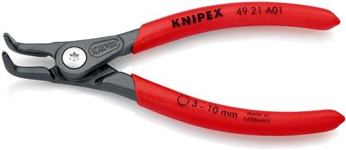 KNIPEX Außensicherungsringzange A 01 f.Wellen D.3-10mm 90Grad gew.L.130mm KNIPEX