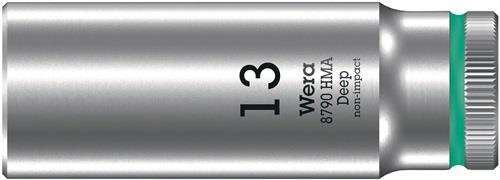 WERA Steckschlüsseleinsatz 8790 HMA Deep 1/4 Zoll a6-KT.SW 13mm L.50mm WERA