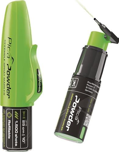 PICA Spray-Marker Powder DeepHole grün-fluoreszierend Inh.20g f.tiefe Bohrlöcher PICA
