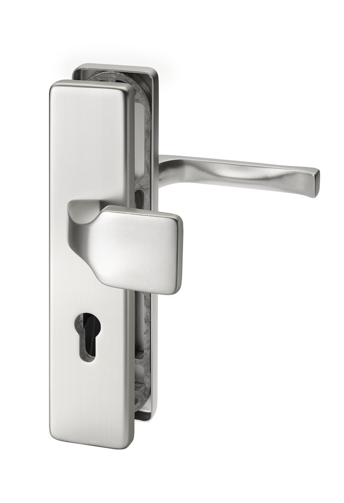 EDI Schutz-Wechselgarnitur mit Langschild Juno 8750/0172, Aluminium