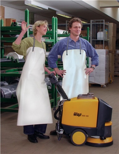 GUTTASYN PVC Säureschürze Guttasyn® M5 L.ca.120xB.ca.90cm weiß GUTTASYN