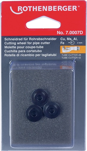 Ersatzschneidrad Schneidrad-D.3-42mm Schnitt-T.2,5mm ROTHENBERGER