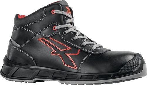U.POWER Sicherheitsstiefel Sting Gr.40 W.11 schwarz-rot S3S CI FO SR ESD