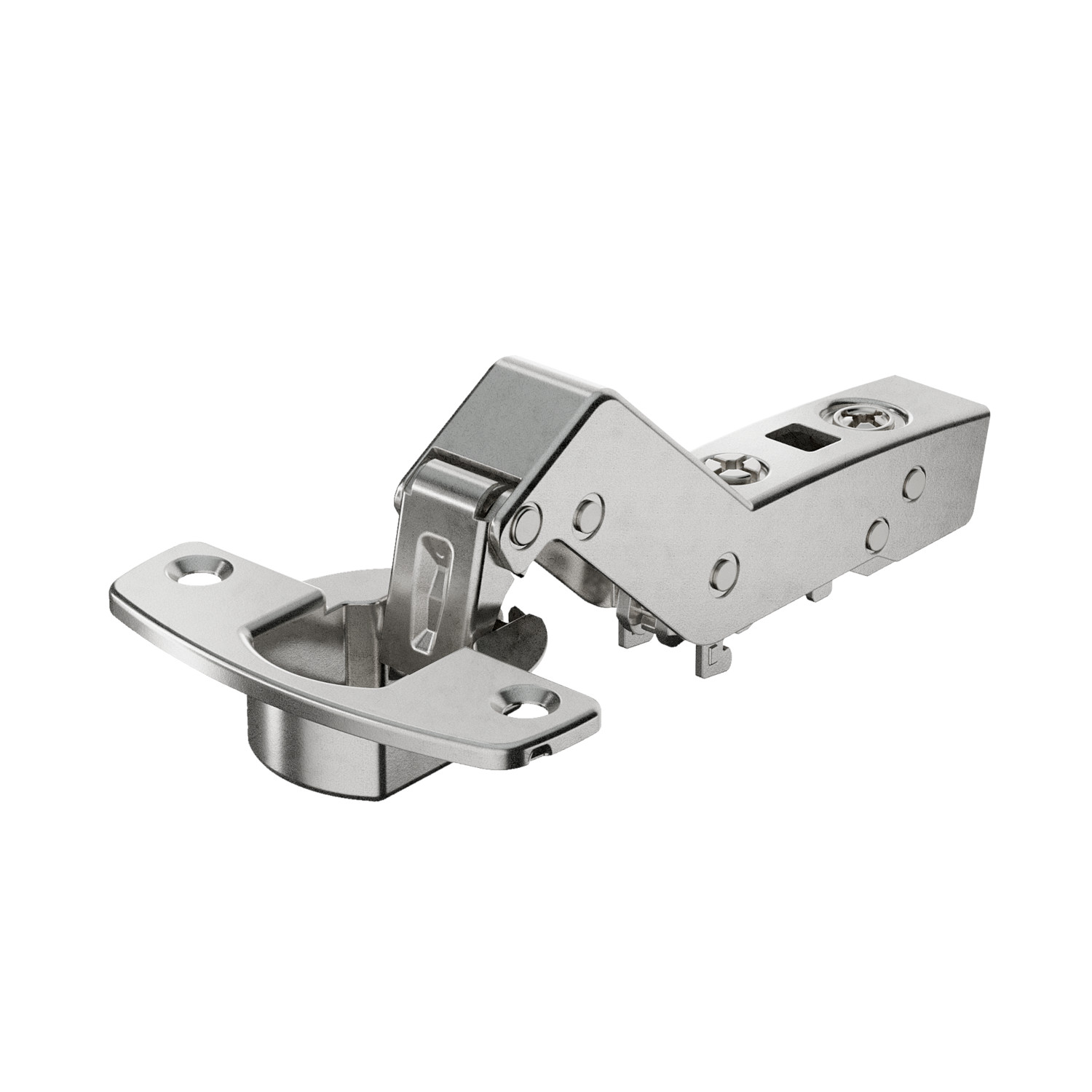 HETTICH Sensys Winkelscharnier W30 ohne integrierte Dämpfung (Sensys 8639 W30), vernickelt, 9088101