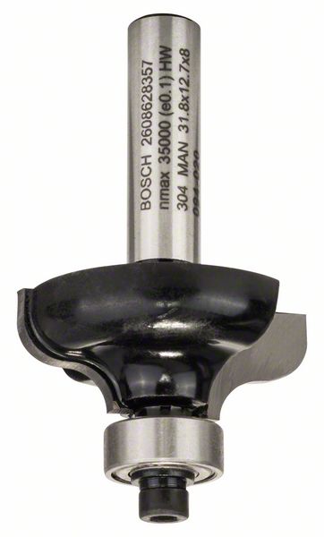 BOSCH Profilfräser G, 8 mm, R1 4,8 mm, D 31,8 mm, L 12,4 mm, G 54 mm