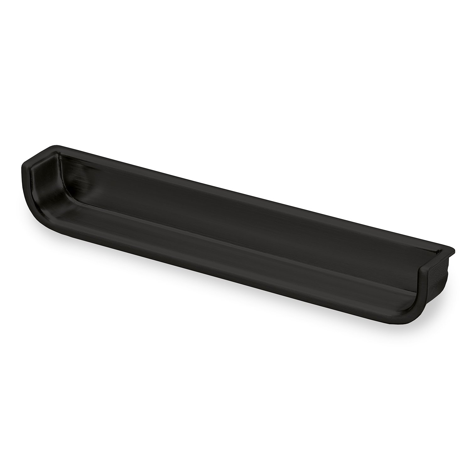 HETTICH Einsetzgriff Genzone, L 134 mm, B 16 mm, H 16 mm, Schwarz matt, 9347581