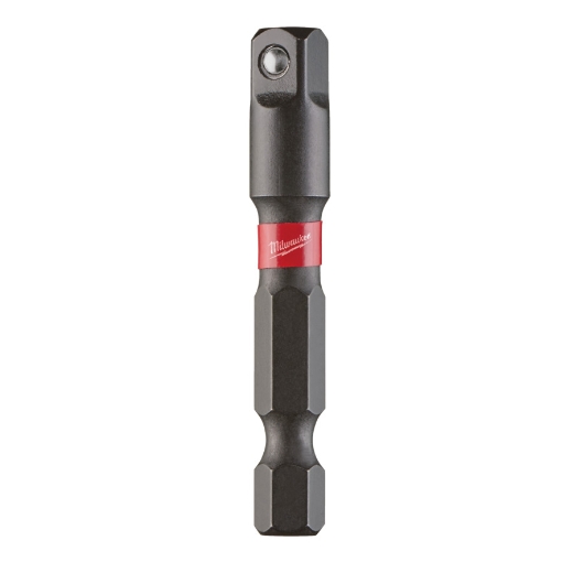 MILWAUKEE 1/4" Sechskant auf 1/4" Vierkant Steckschlüsseleinsatz SHOCKWAVE 50 mm