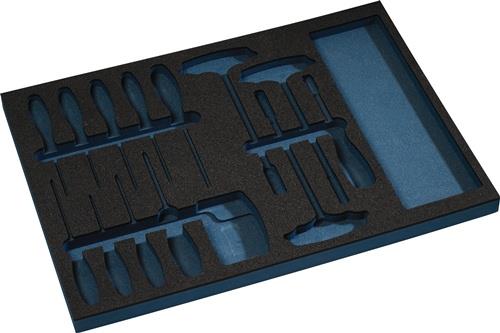 TECWERK Werkzeugmodul Leereinlage 3/3-Modul 2000 871 256 37-tlg.TECWERK