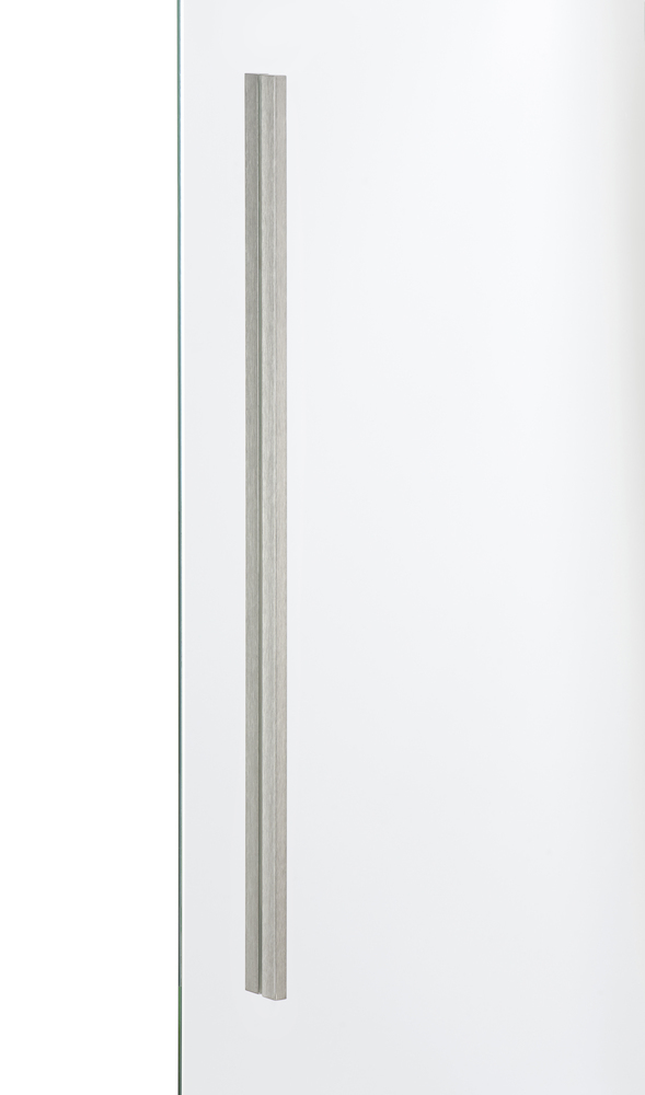 HERMAT Stoßgriffpaar 8088/SKL, Aluminium