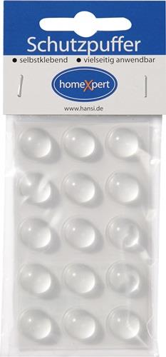 Nordwest Schutzpuffer Clear 16mm Ku.transp.Linse selbstkl.