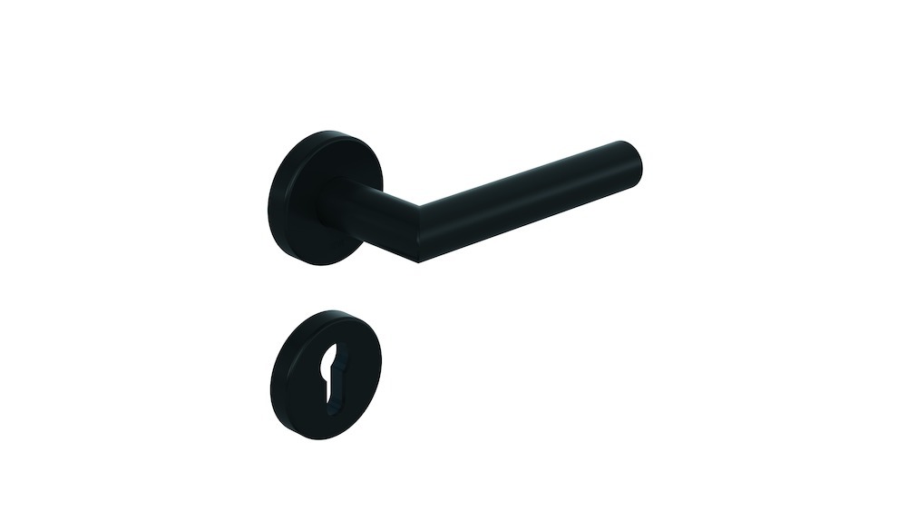 HEWI FH Schutz-Drücker-Halbgarnitur mit Rosetten 162PBR23.230, VK 9 mm, Polyamid, 162PBR23.230 90