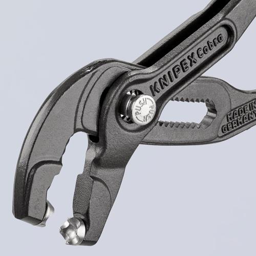 KNIPEX Federbandschellenzange Gesamt-L.180mm Kap.max.50mm Einstellungen 15 KNIPEX Federbandschellenzange Gesamt-L.180mm Kap.max.50mm Einstellungen 15