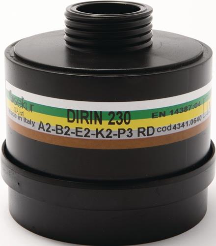 EKASTU Mehrbereichskombifilter DIRIN 230 A2B2E2K2-P3R D EN 14387