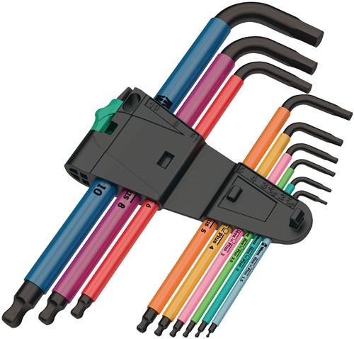 WERA Winkelschraubendrehersatz 950 SPKL/ SM N SB 9-tlg.Ku.-Halter SW 1,5-10mm WERA Winkelschraubendrehersatz 950 SPKL/ SM N SB 9-tlg.Ku.-Halter SW 1,5-10mm
