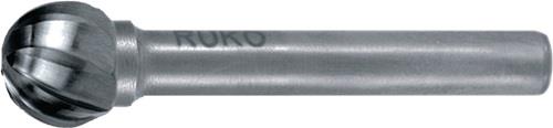 RUKO Frässtift KUD D.6mm Kopf-L.5mm Schaft-D.6mm HM Verz.Alu RUKO
