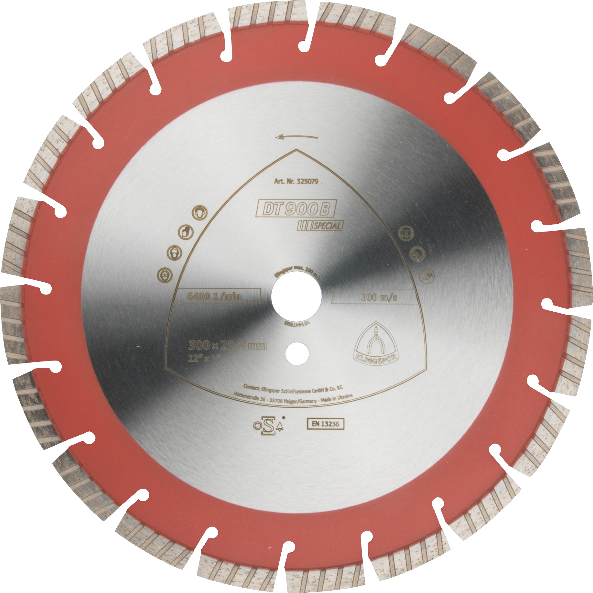 KLINGSPOR Diamanttrennscheibe DT 900 B Special