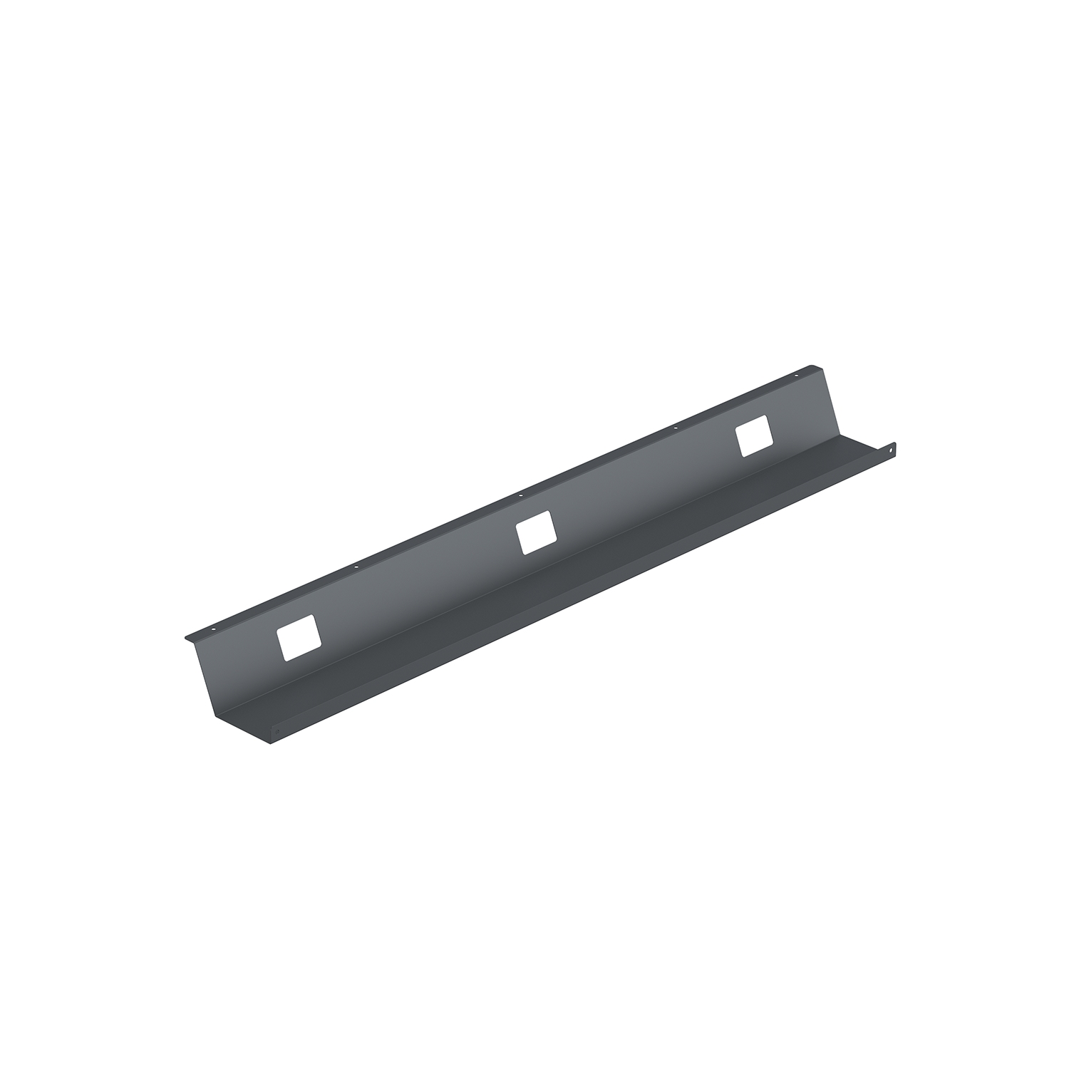 HETTICH Kabelwanne Fixed, schwarz, 9309798