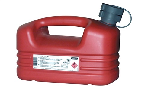 PRESSOL Kraftstoffkanister Inh.5l rot HDPE L331xB185xH237mm PRESSOL