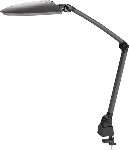 Schreibtischlampe Ku.schwarz/anthrazit m.Standfuß m.LED